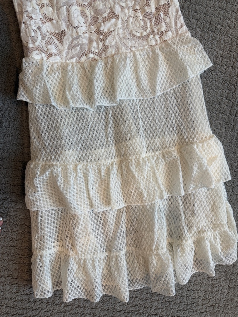 Nightcap Clothing white dress worn 2x. Super flattering. - Picture 4 of 7